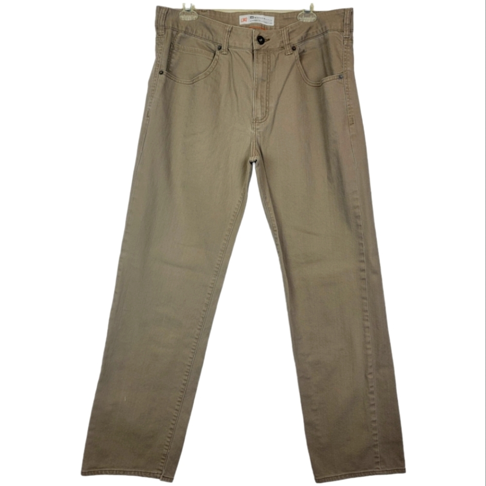 Lee Modern Series Straight Fit Tan Denim Jeans Size 36/32